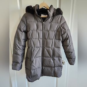 Calvin Klein Faux Fur Hooded Jacket